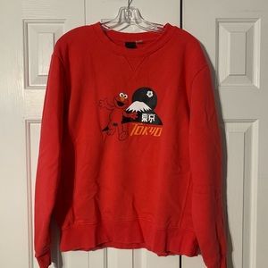 Seasame Street elmo “tokyo” vintage crewneck